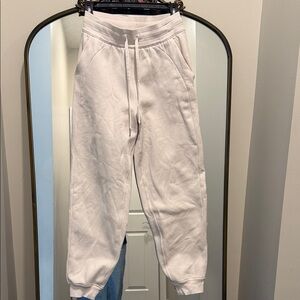 lululemon athletica cream joggers